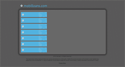 Desktop Screenshot of mobilloans.com